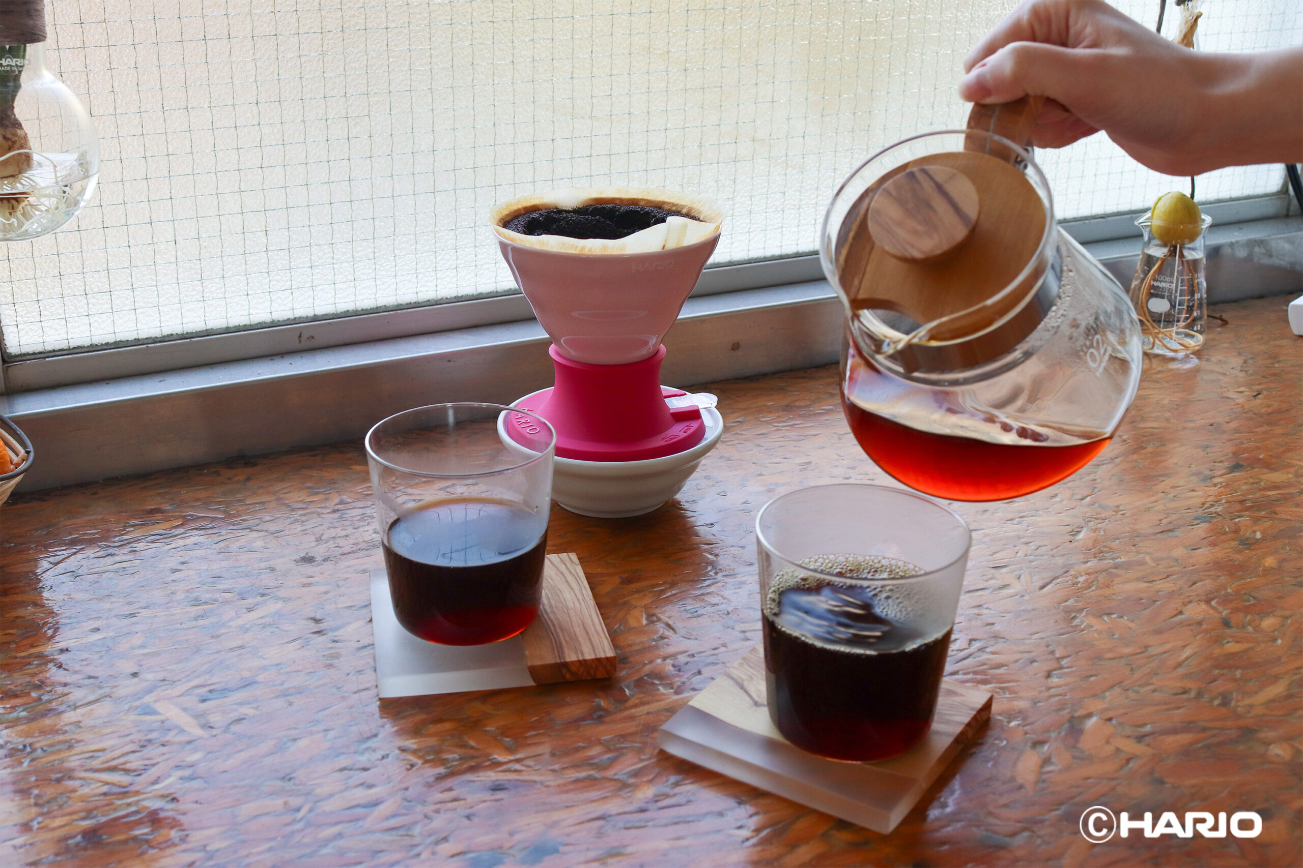 Hario V60 Immersion Ceramic Dripper SWITCH (Pembe) - Görsel 4