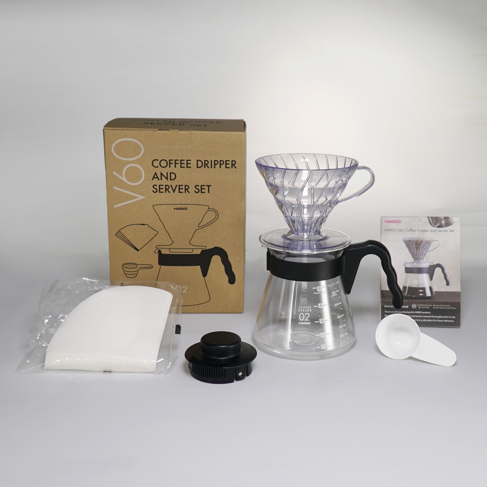 Hario V60 Kahve Demleme Seti "Şeffaf" - Görsel 3