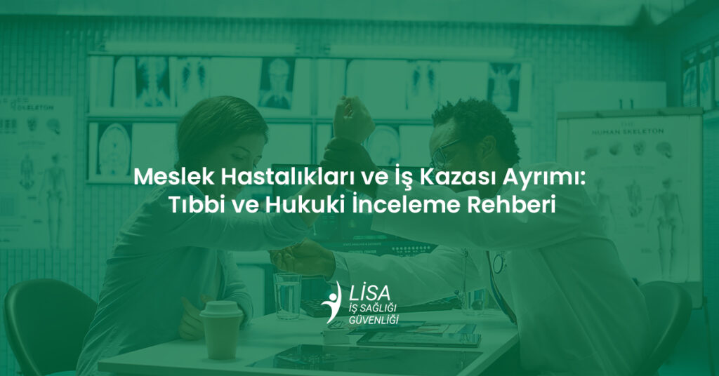 Doktor muayenehanesinde hastanın kolunu inceleyen iş yeri hekimi ve meslek hastalığı muayenesi