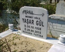 50*60 Mermer Mezar Baştaşı