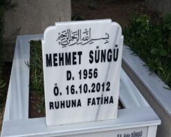 50*60 Mermer Mezar Baştaşı - Görsel 4