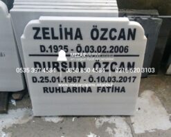 50*60 Mermer Mezar Baştaşı - Görsel 3