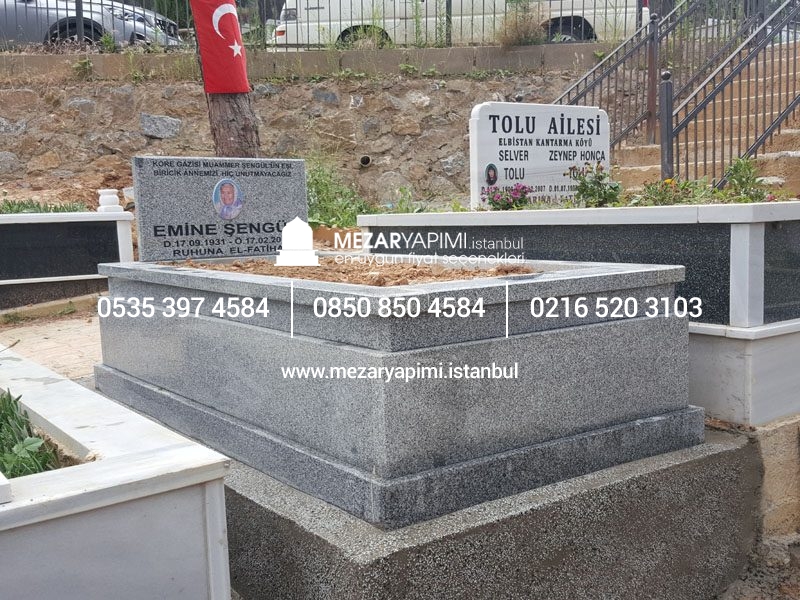 G-6 BETA GRANİT KOMPLE 5 CM KALINLIKTA MEZAR - Görsel 8