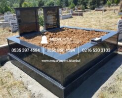 İki Kişilik Komple Granit Mezar - Görsel 22