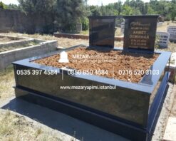 İki Kişilik Komple Granit Mezar - Görsel 23