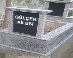 Tek Kişilik Komple PM White Granit Mezar - Görsel 3