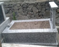 Tek Kişilik Komple PM White Granit Mezar - Görsel 5