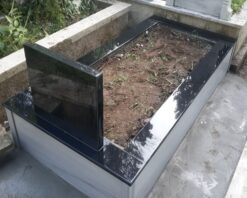 Tek Kişilik Küpeşte Baştaşı Granit Mezar - Görsel 11