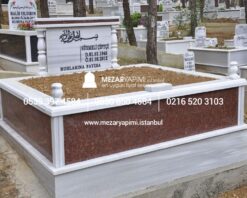 İki Kişilik Gövde Granit Sütunlu Mezar - Görsel 20
