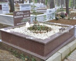 İki Kişilik Komple Granit Mezar - Görsel 16