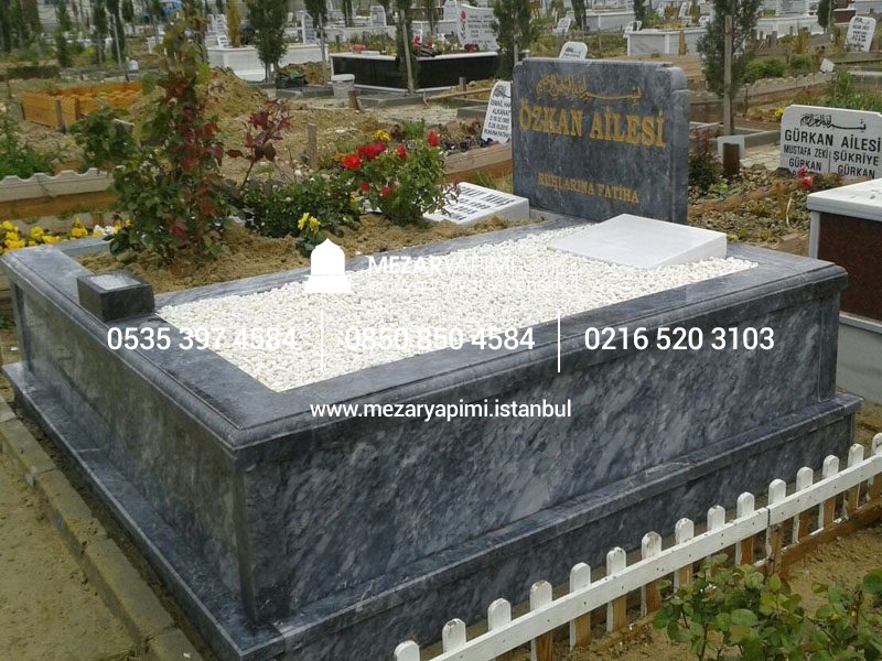 İki Kişilik Komple Granit Mezar - Görsel 21