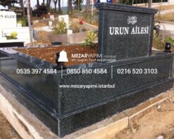 İki Kişilik Komple Granit Mezar - Görsel 8