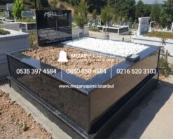 İki Kişilik Komple Granit Mezar