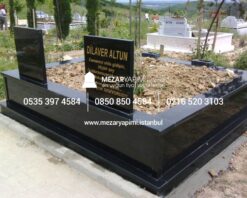İki Kişilik Komple Granit Mezar - Görsel 10