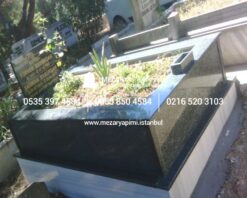 Tek Kişilik Komple Granit Mezar - Görsel 18