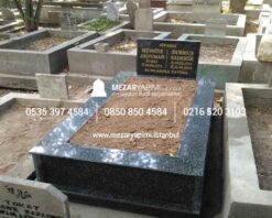 Tek Kişilik Komple Granit Mezar - Görsel 19