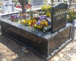 Tek Kişilik Komple Granit Mezar - Görsel 11