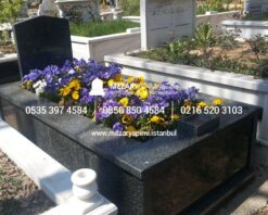 Tek Kişilik Komple Granit Mezar - Görsel 21
