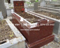 Tek Kişilik Komple Granit Mezar - Görsel 9