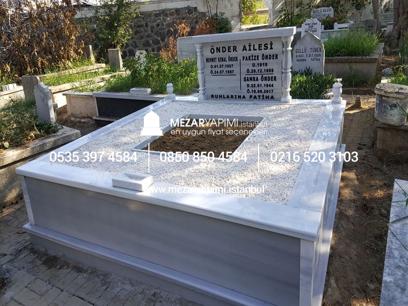 İki Kişilk Mermer Sütunlu Mezar - Görsel 8