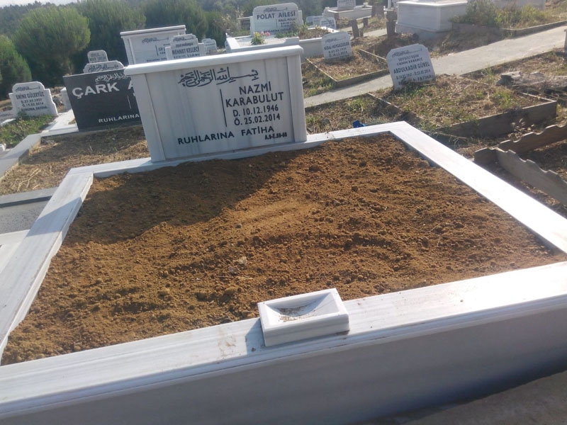 İki Kişilk Mermer Sütunlu Mezar - Görsel 19