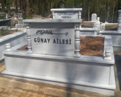 İki Kişilk Mermer Sütunlu Mezar - Görsel 18