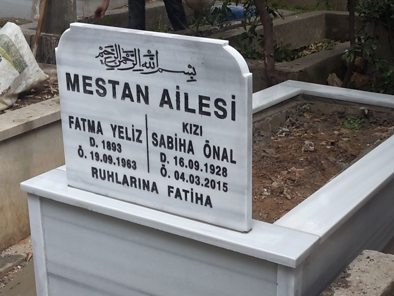 70 - 80 Cm Mezar Baştaşı - Görsel 6