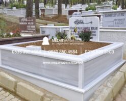 İki Kişilik Mermer Mezar Model - Görsel 17