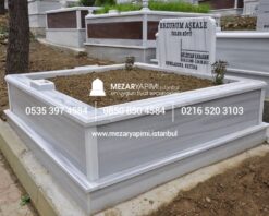 İki Kişilik Mermer Mezar Model - Görsel 18