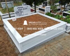 İki Kişilik Mermer Mezar Model - Görsel 10