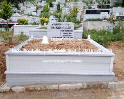 İki Kişilik Mermer Mezar Model - Görsel 3