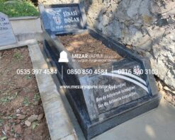 G-12 NERO GASKA GRANİT KOMPLE 5-8 CM ARASI KALINLIKTA ÖZEL EĞİMLİ MEZAR - Görsel 4