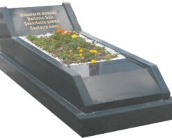 G-12 NERO GASKA GRANİT KOMPLE 5-8 CM ARASI KALINLIKTA ÖZEL EĞİMLİ MEZAR