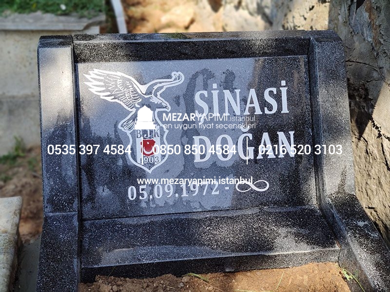 G-12 NERO GASKA GRANİT KOMPLE 5-8 CM ARASI KALINLIKTA ÖZEL EĞİMLİ MEZAR - Görsel 6