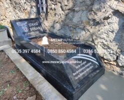 G-12 NERO GASKA GRANİT KOMPLE 5-8 CM ARASI KALINLIKTA ÖZEL EĞİMLİ MEZAR - Görsel 9