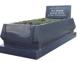 G-44 Nero Gaska Granit Konik Blok Komple 5-15 cm Arası Kalınlıkta Mezar