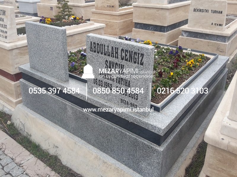 G-5 ÇİFT KİŞİLİK GRANİT KOMPLE 5 CM KALINLIKTA MEZAR - Görsel 2