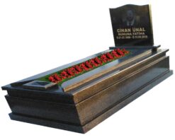 G-51 NERO GASKA GRANİT ÇİFT KAPAKLI KOMPLE 5 CM KALINLIKTA MEZAR