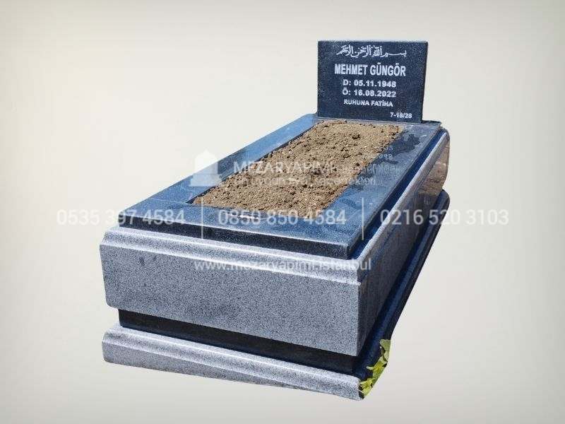 Komple 10cm Blok Granit Mezar