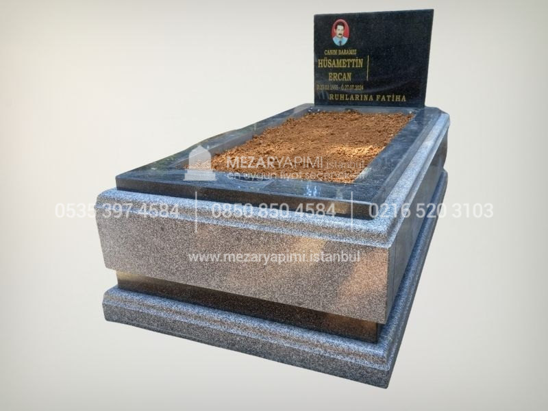 Komple 10cm Blok Granit Mezar