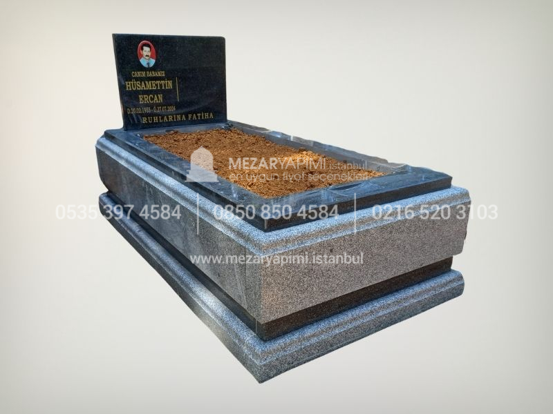 Komple 10cm Blok Granit Mezar
