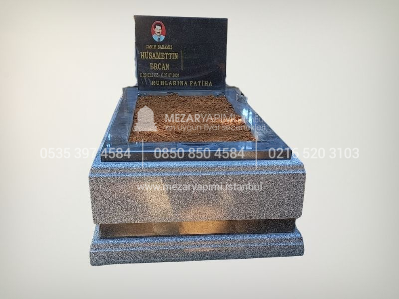 Komple 10cm Blok Granit Mezar
