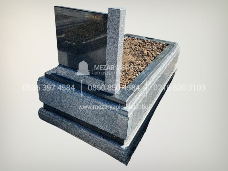 Komple 10cm Blok Granit Mezar