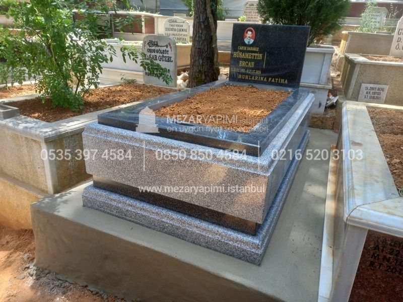 Komple 10cm Blok Granit Mezar