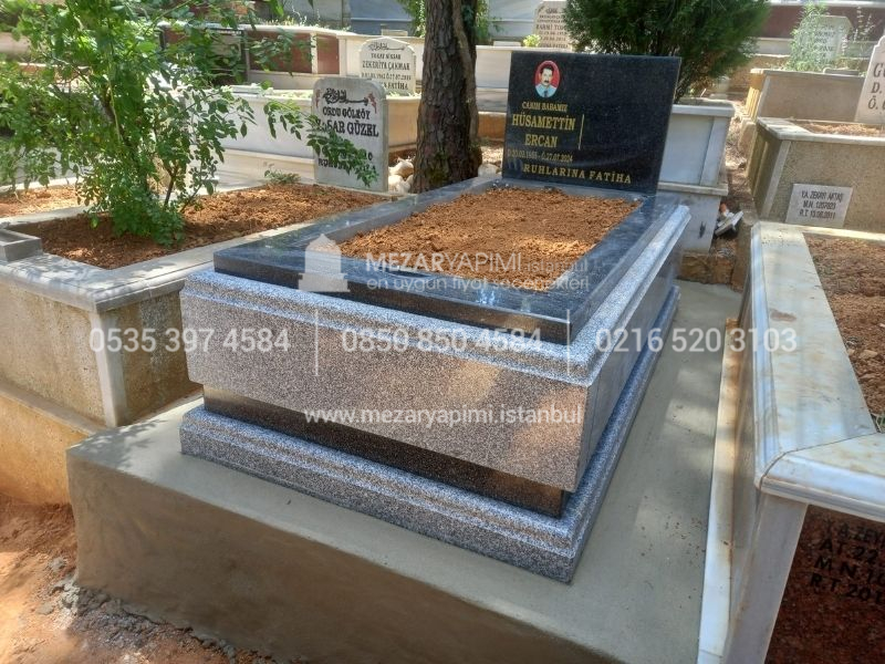 Komple 10cm Blok Granit Mezar
