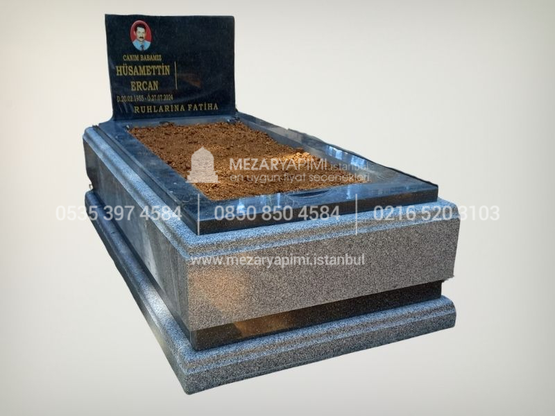 Komple 10cm Blok Granit Mezar