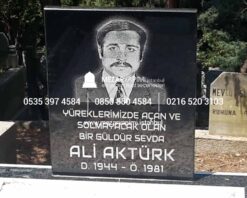 Mezar Taşı Üzerine Lazer Resim - Görsel 4