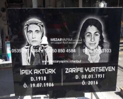 Mezar Taşı Üzerine Lazer Resim - Görsel 5