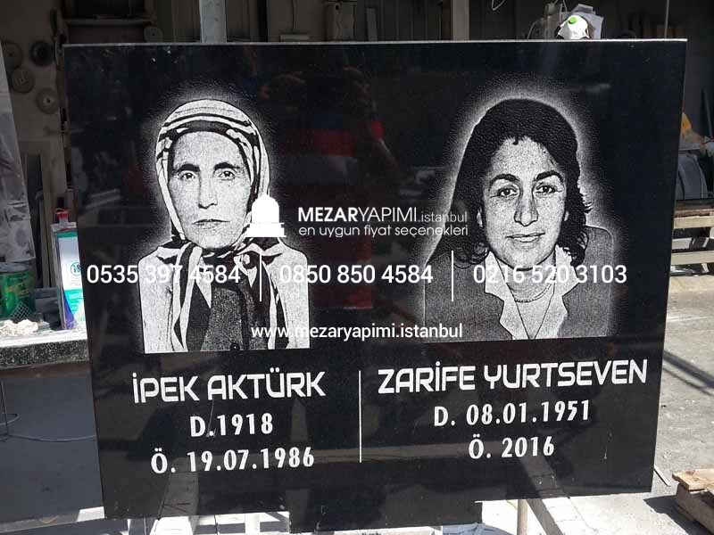 Mezar Taşı Üzerine Lazer Resim - Görsel 5