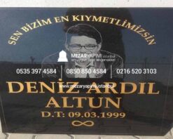 Mezar Taşı Üzerine Lazer Resim - Görsel 17
